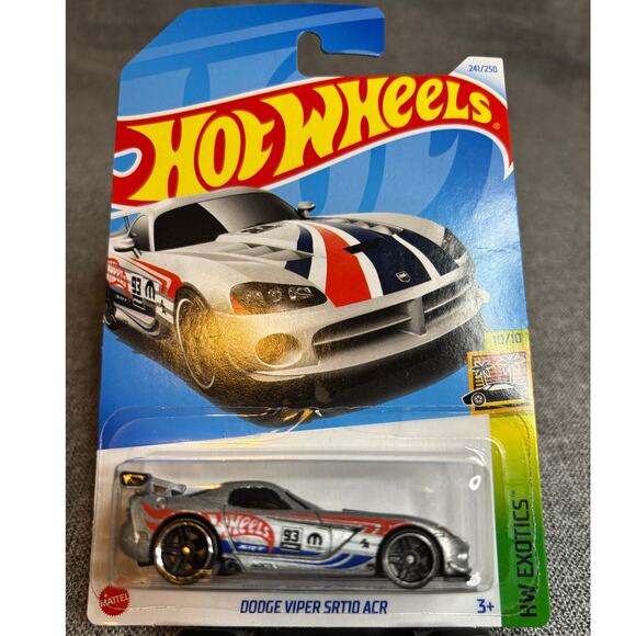 Hot Wheels Dodge Vipers 2 Cars SRT10 ACR and RT/10 - Picture 2 of 7